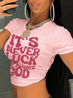 It’s Never Luck Breathable Snugged T Shirt