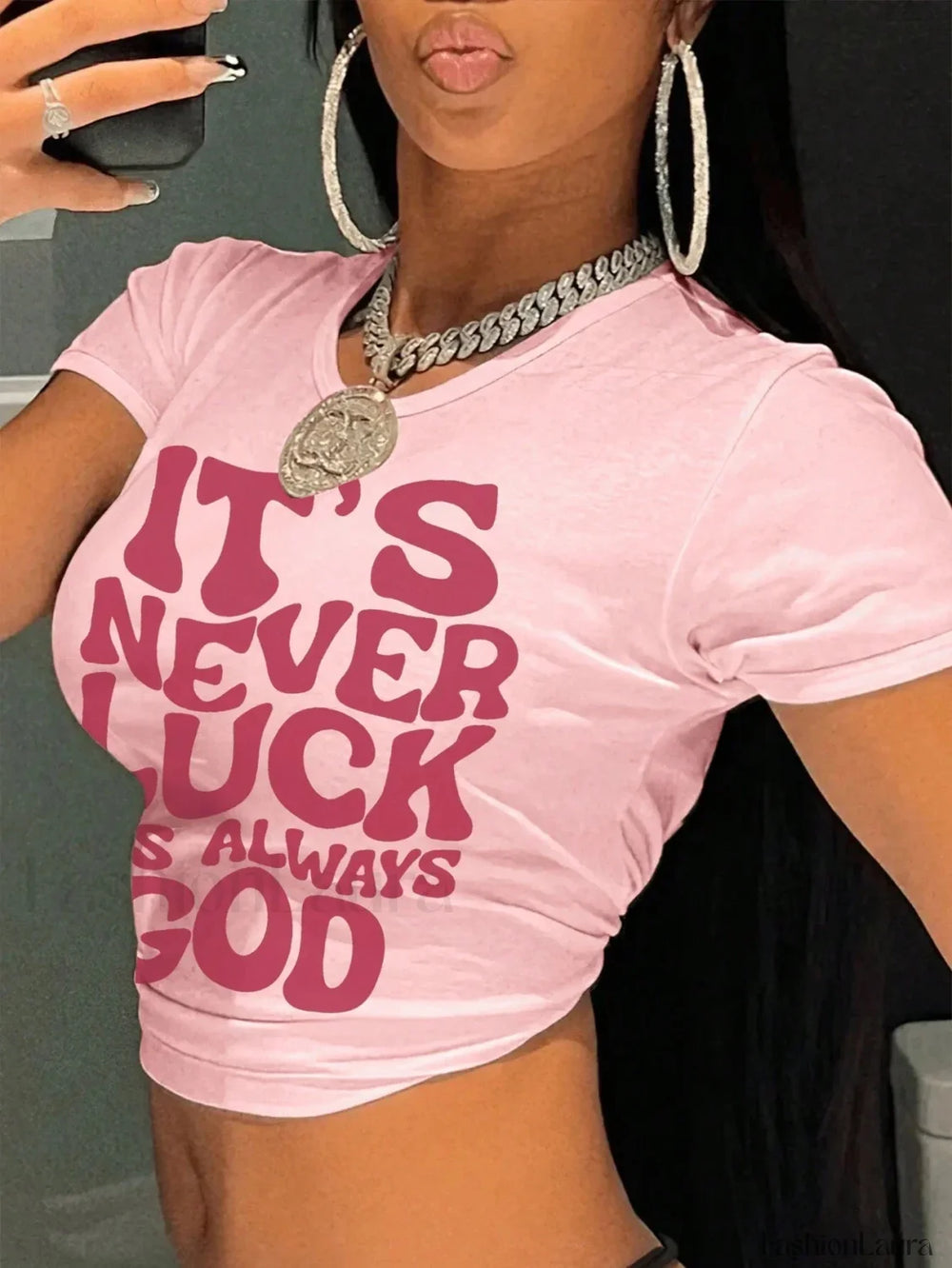 It’s Never Luck Breathable Snugged T Shirt