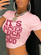 It’s Never Luck Breathable Snugged T Shirt