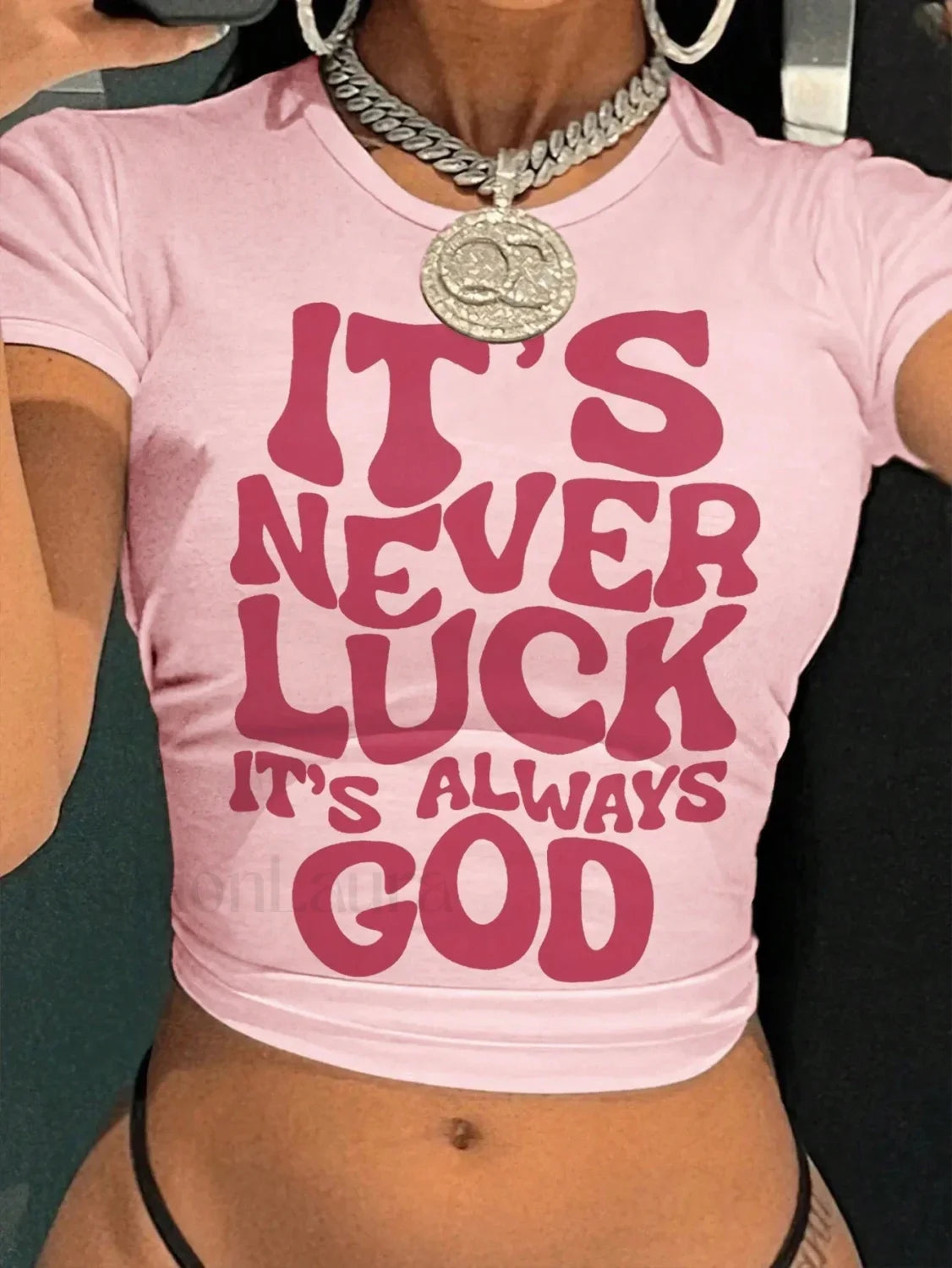 It's Never Luck Breathable Snugged T-Shirt Secondary image