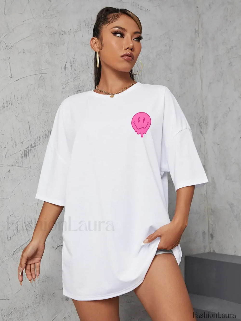 It’s Ok To Not Be Ok Letter Print Oversized T Shirt