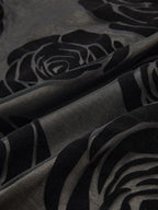 Jacquard Floral Asymmetrical Long Dress Dresses