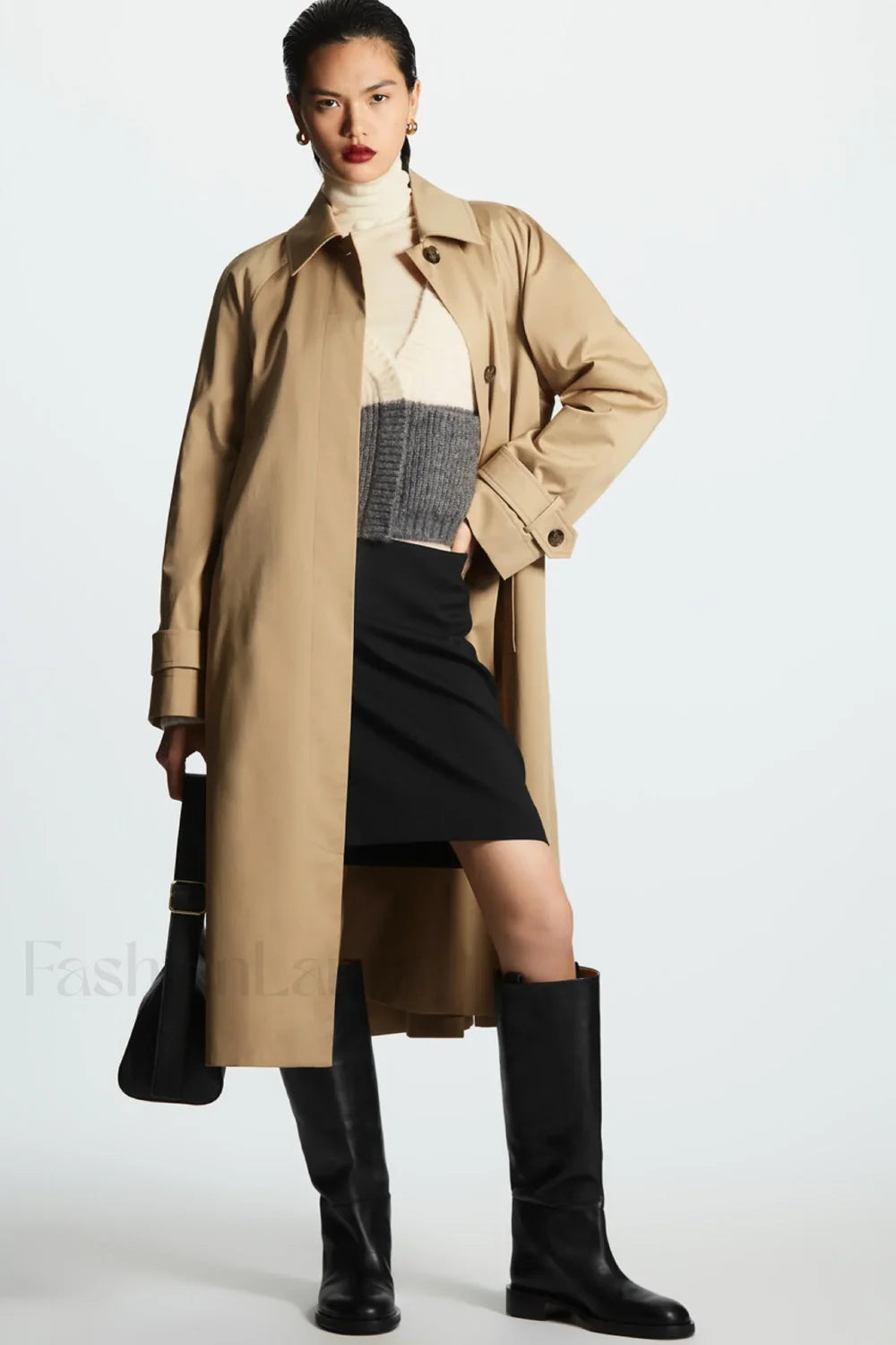 Jacquard Knit Wool Blend Cardigan