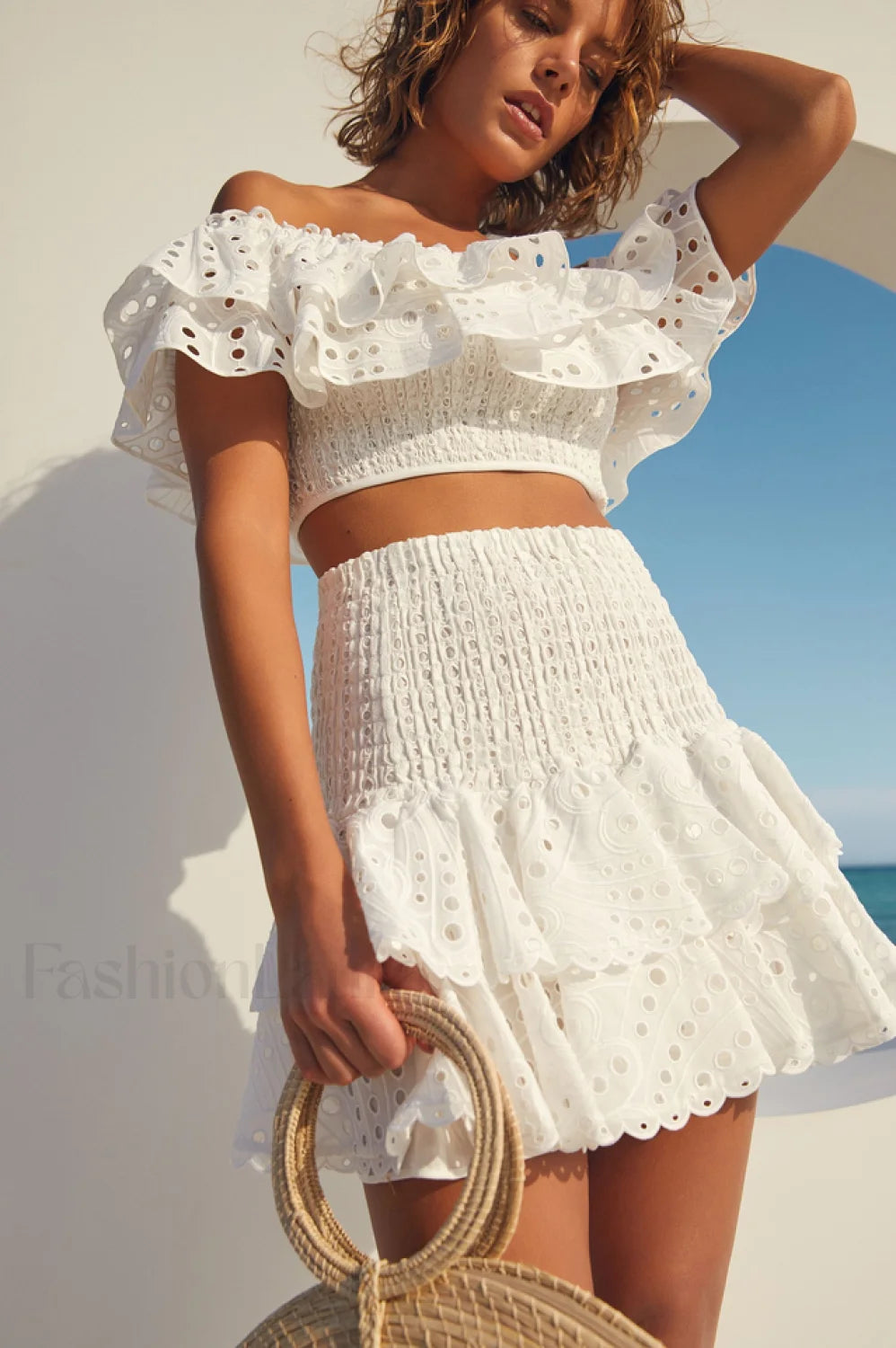 Jessica Bara Stylish Vanessa Ruffle Set
