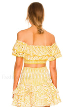 Jessica Bara Stylish Vanessa Ruffle Set