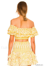 Jessica Bara Stylish Vanessa Ruffle Set