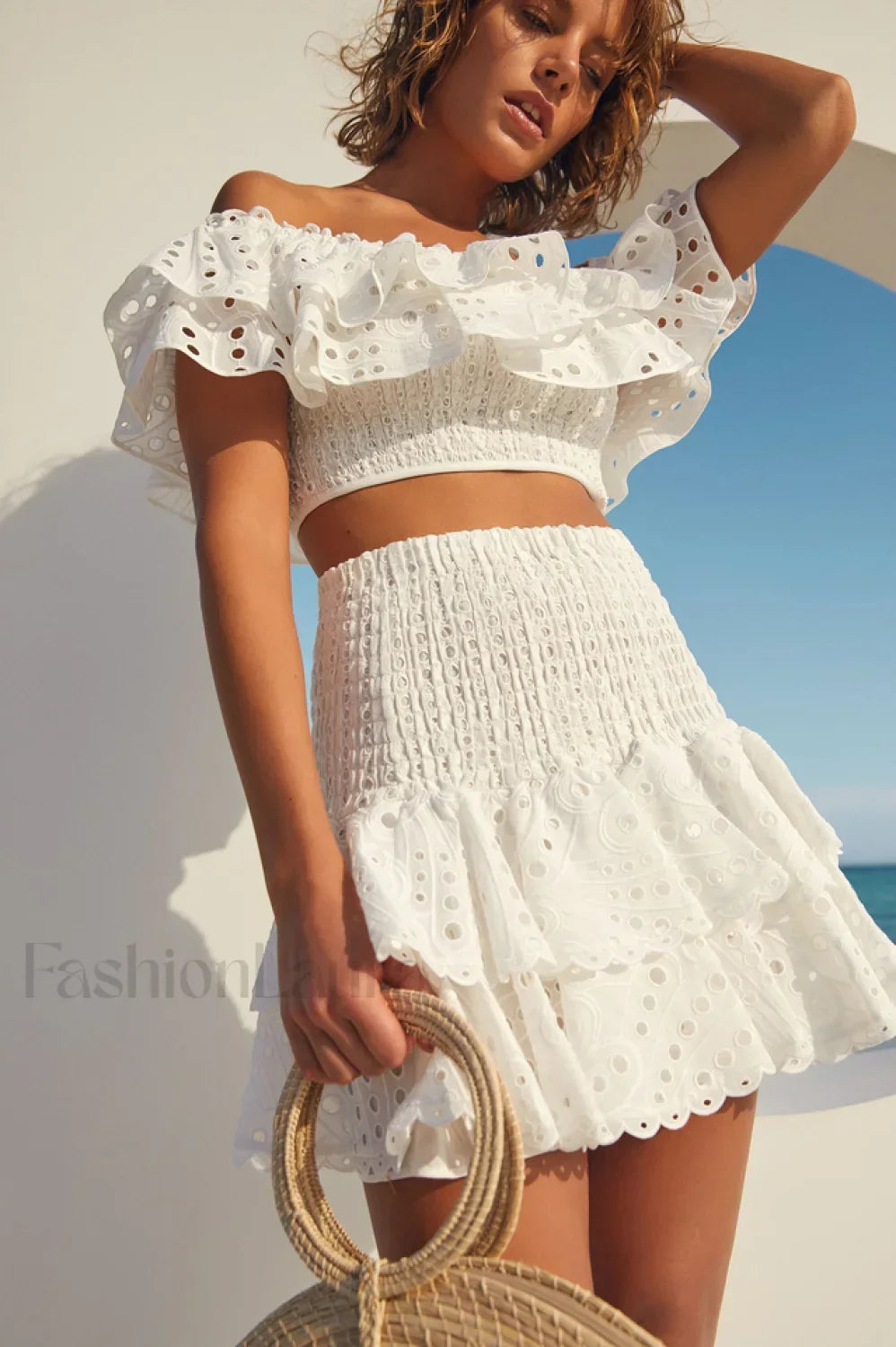 Jessica Bara Stylish Vanessa Ruffle Set