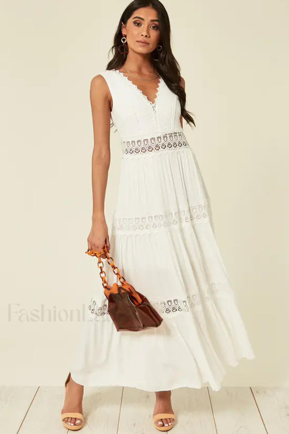Jessica White Stylish Maxi Dress S