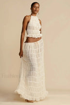 Julie Bella Top Charming & Skirt Set