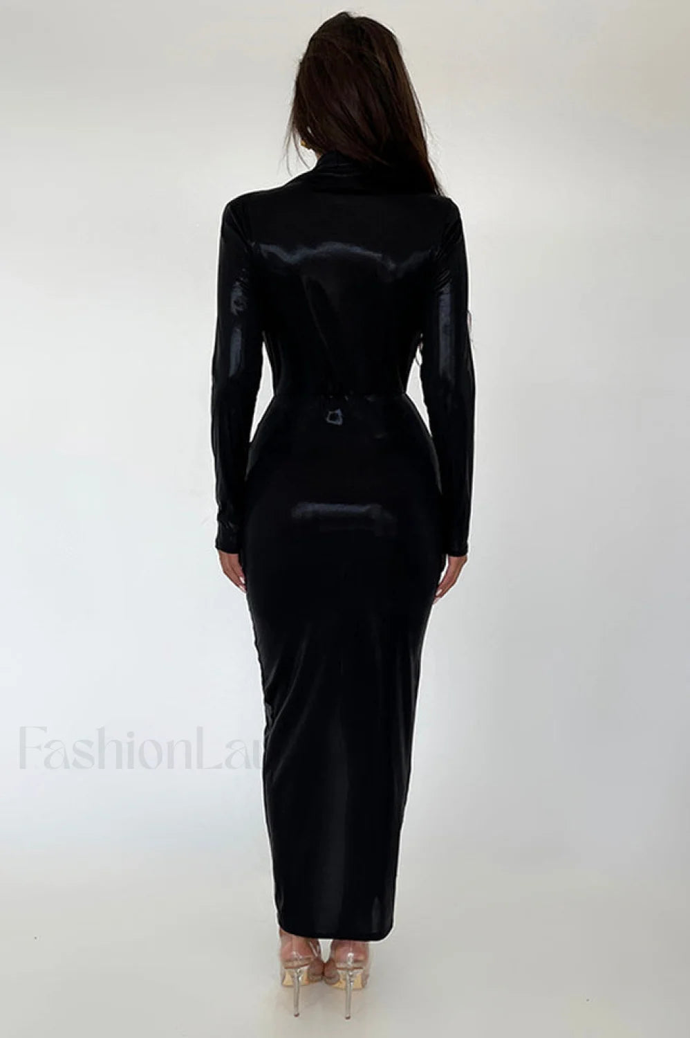 Juliette Metallic Stylish Tie Front Dress