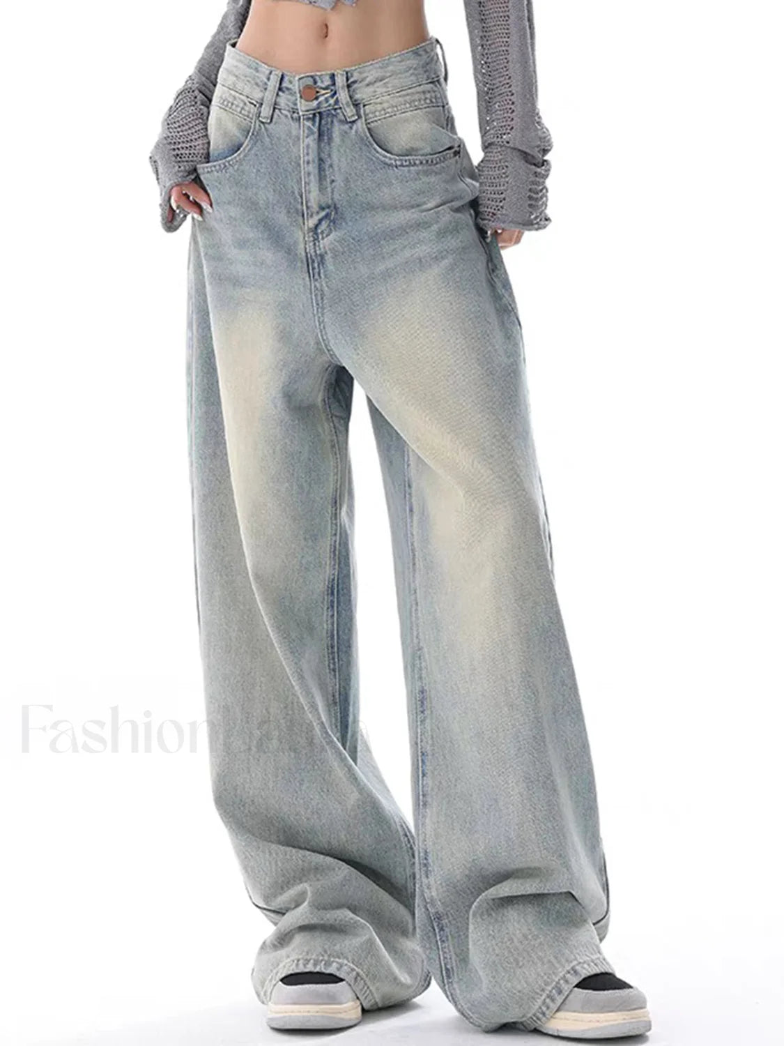Just Like Magic Trendy Denim Boyfriend Jeans Secondary image