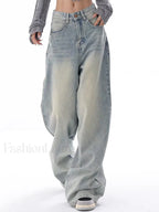Just Like Magic Trendy Denim Boyfriend Jeans LightBlue / XS Jeans