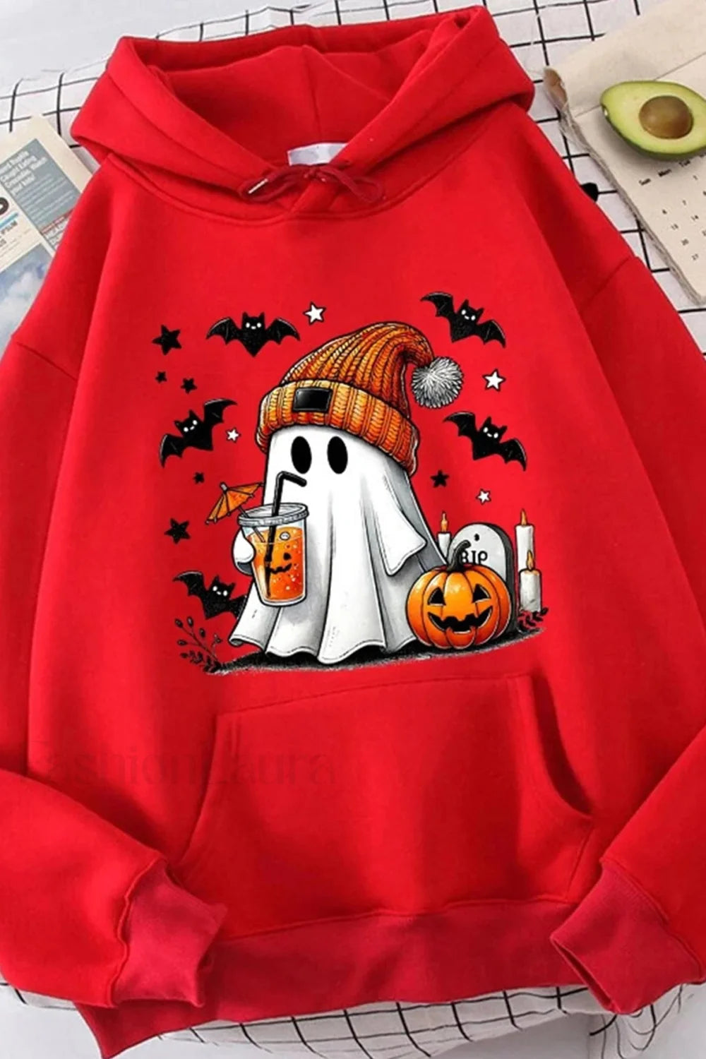 K Fashion Cartoon Doodle Hooded Hoodie