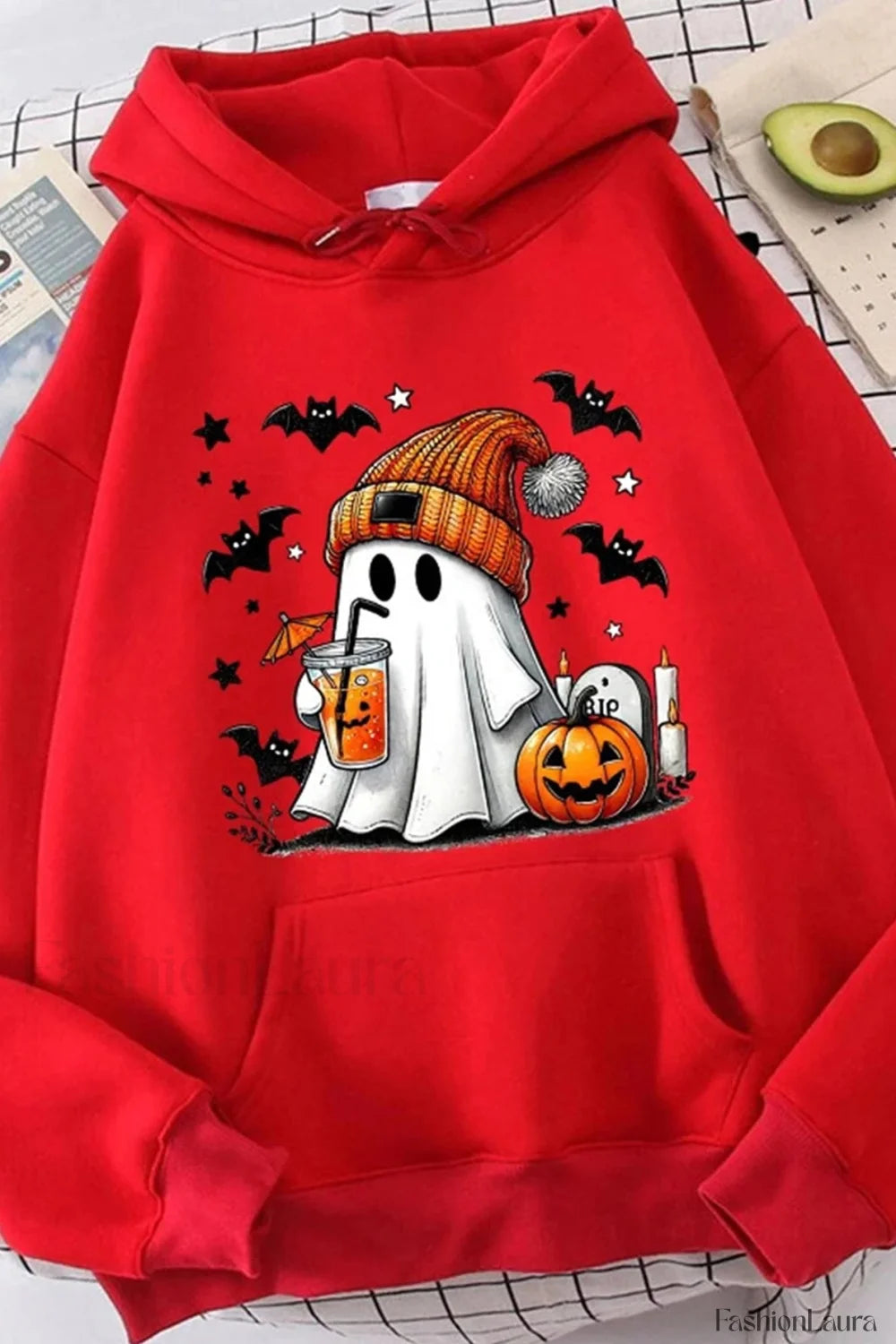 K Fashion Cartoon Doodle Hooded Hoodie