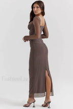 Katarina Black Stylish Maxi Dress