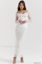 Katarina Black Stylish Maxi Dress