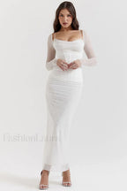 Katarina Black Stylish Maxi Dress