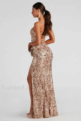 Kinsley Formal Stylish Sequin Mermaid Dress