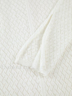 Knitted Cover Graceful Up Beach Dress Sweaters L