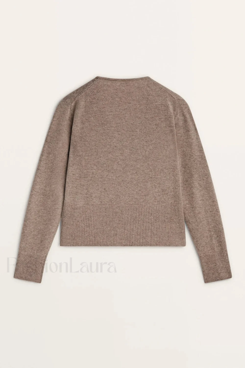 Knot Design Wool Blend Cardigan