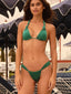 Knot Triangle Bikini Set GREEN1 / S