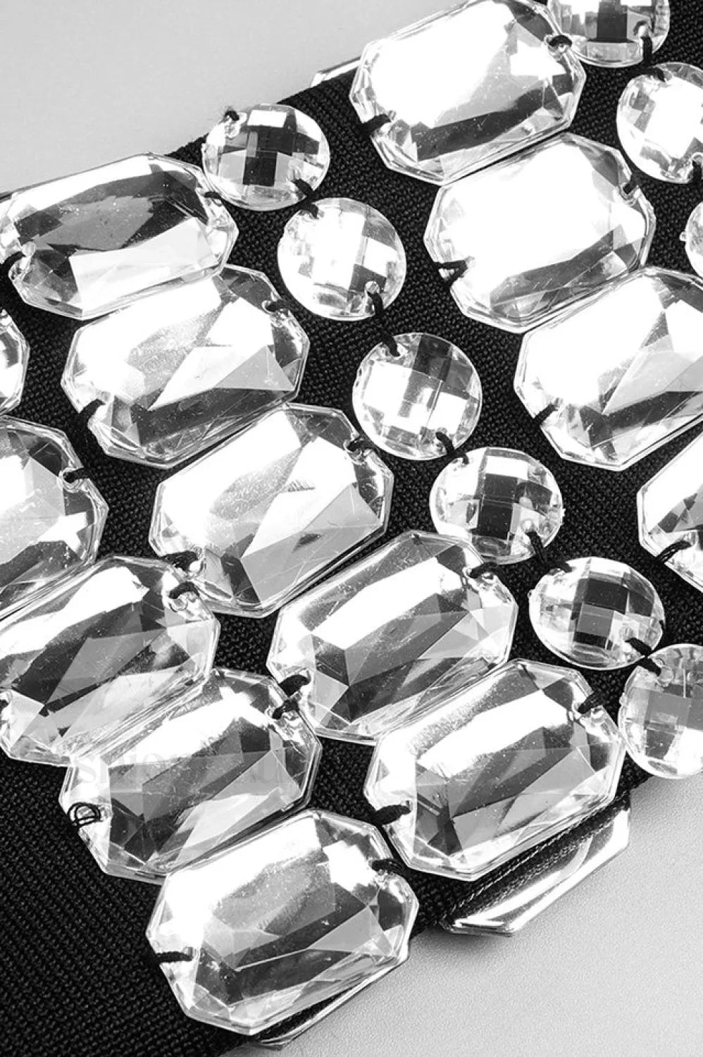 Kris Rhinestone Stylish Bodycon Dress