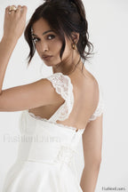 Lace A Line Stylish Mini Dress