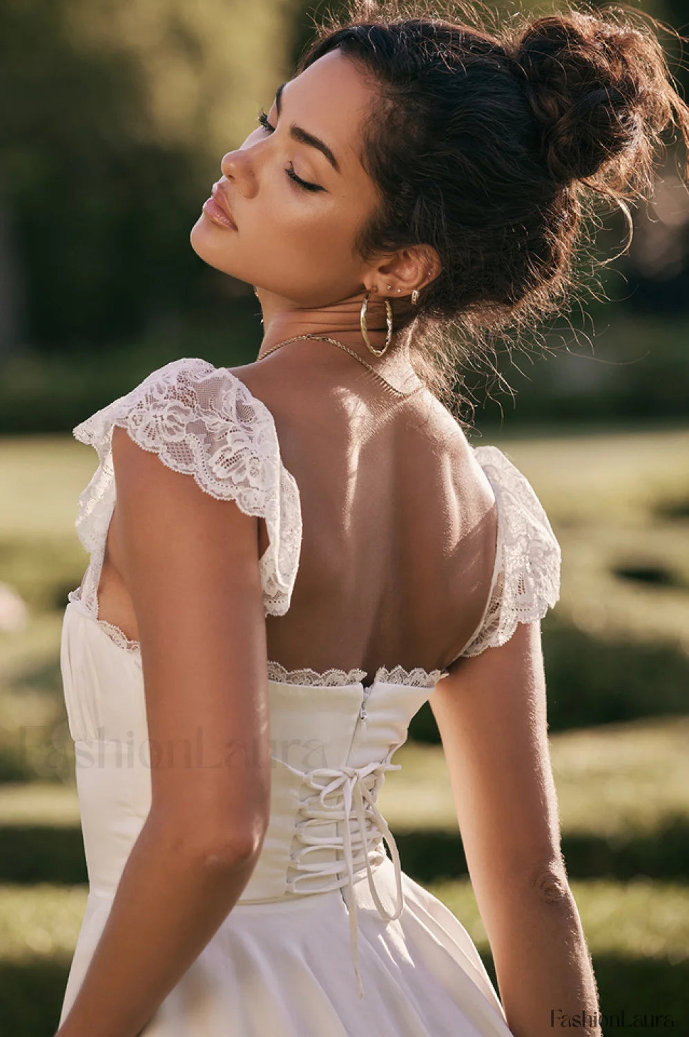 Lace A Line Stylish Mini Dress