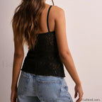 Lace Sheer Camisole Korean Fashion Sexy Crop Top