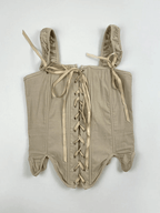 Lace Up Corset Top Tops&Tees