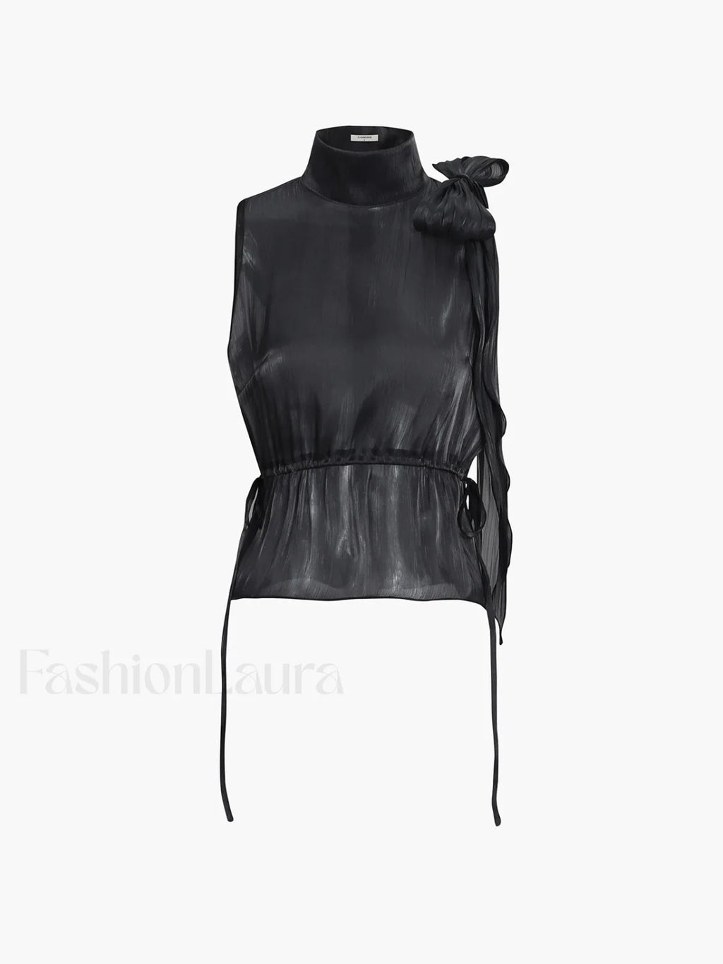 Lace Up Bow Trendy Sleeveless Tank Top Tank Tops & Camis