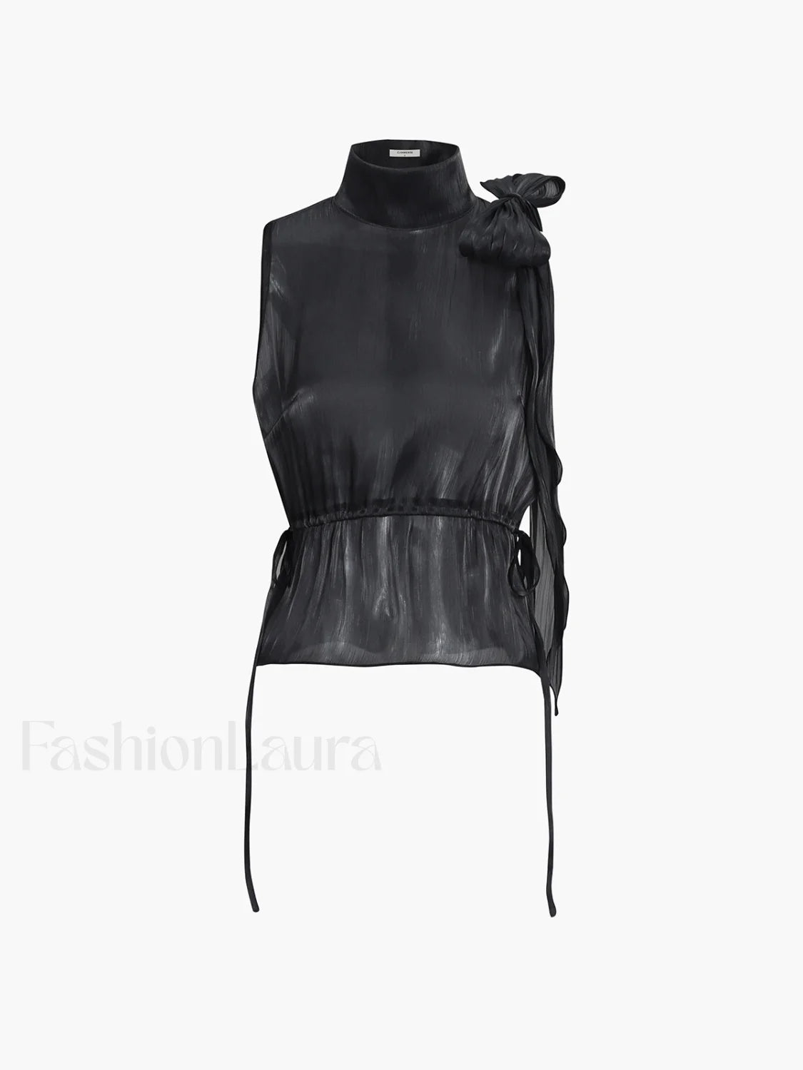 Lace Up Bow Trendy Sleeveless Tank Top Tank Tops & Camis