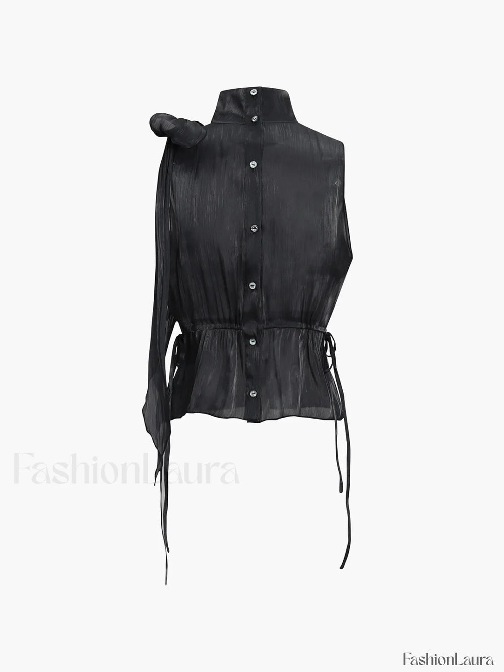 Lace Up Bow Trendy Sleeveless Tank Top Tank Tops & Camis