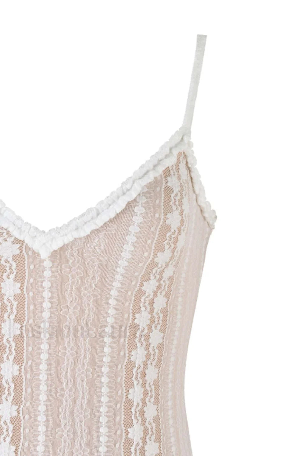 Lace V Neck Charming Slit Two Piece Dress