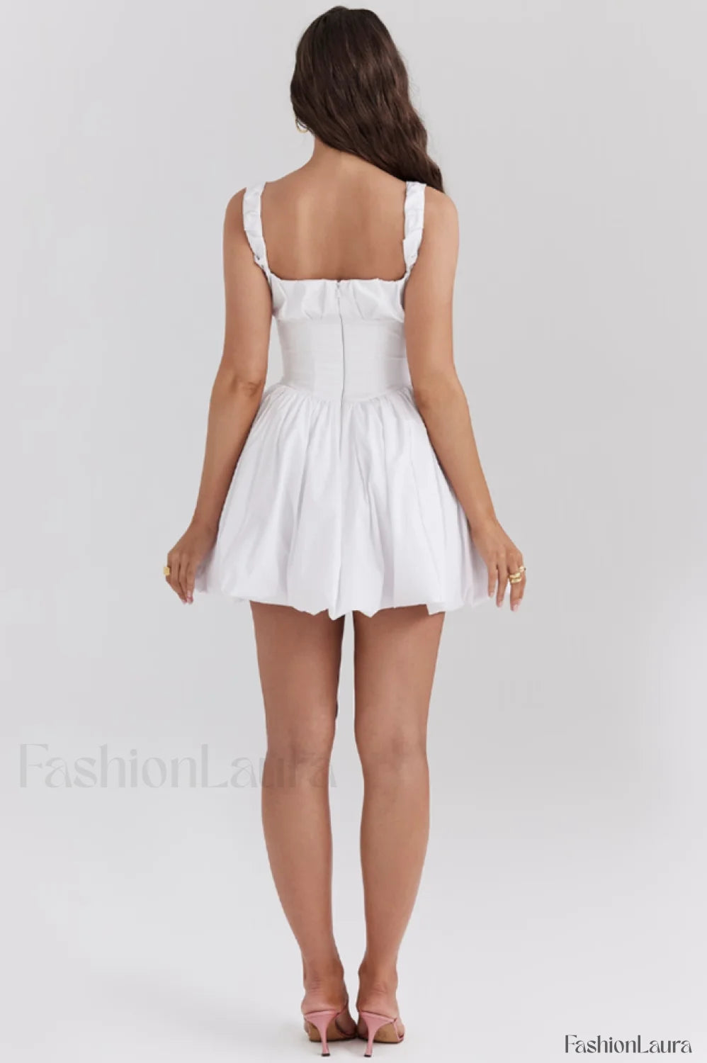 Le Puff Cotton Charming Tulle Mini Dress