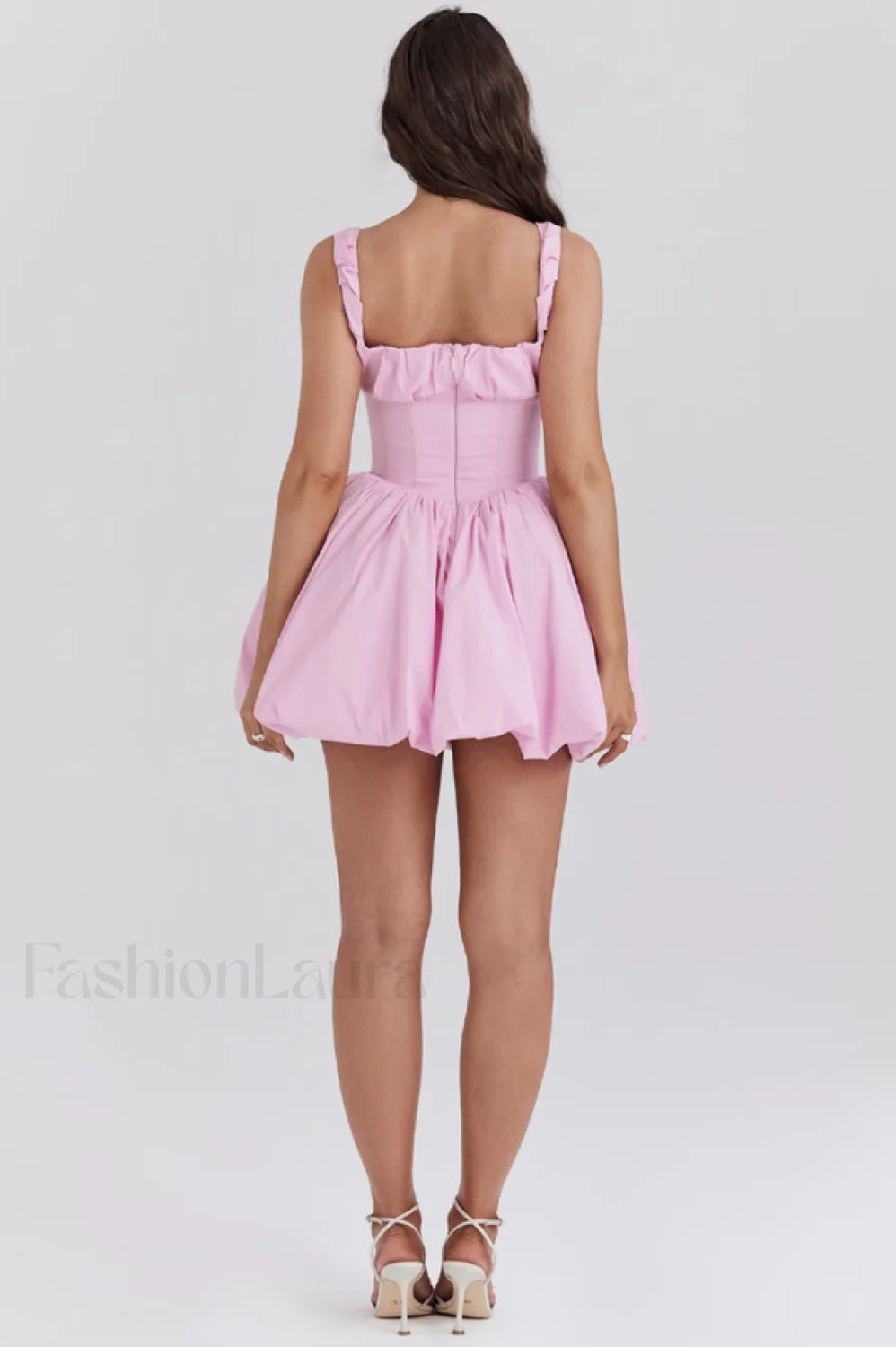 Le Puff Cotton Charming Tulle Mini Dress