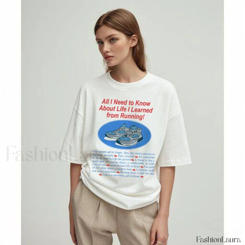 Learn Run Oversized Hiking Wilderness T Shirt