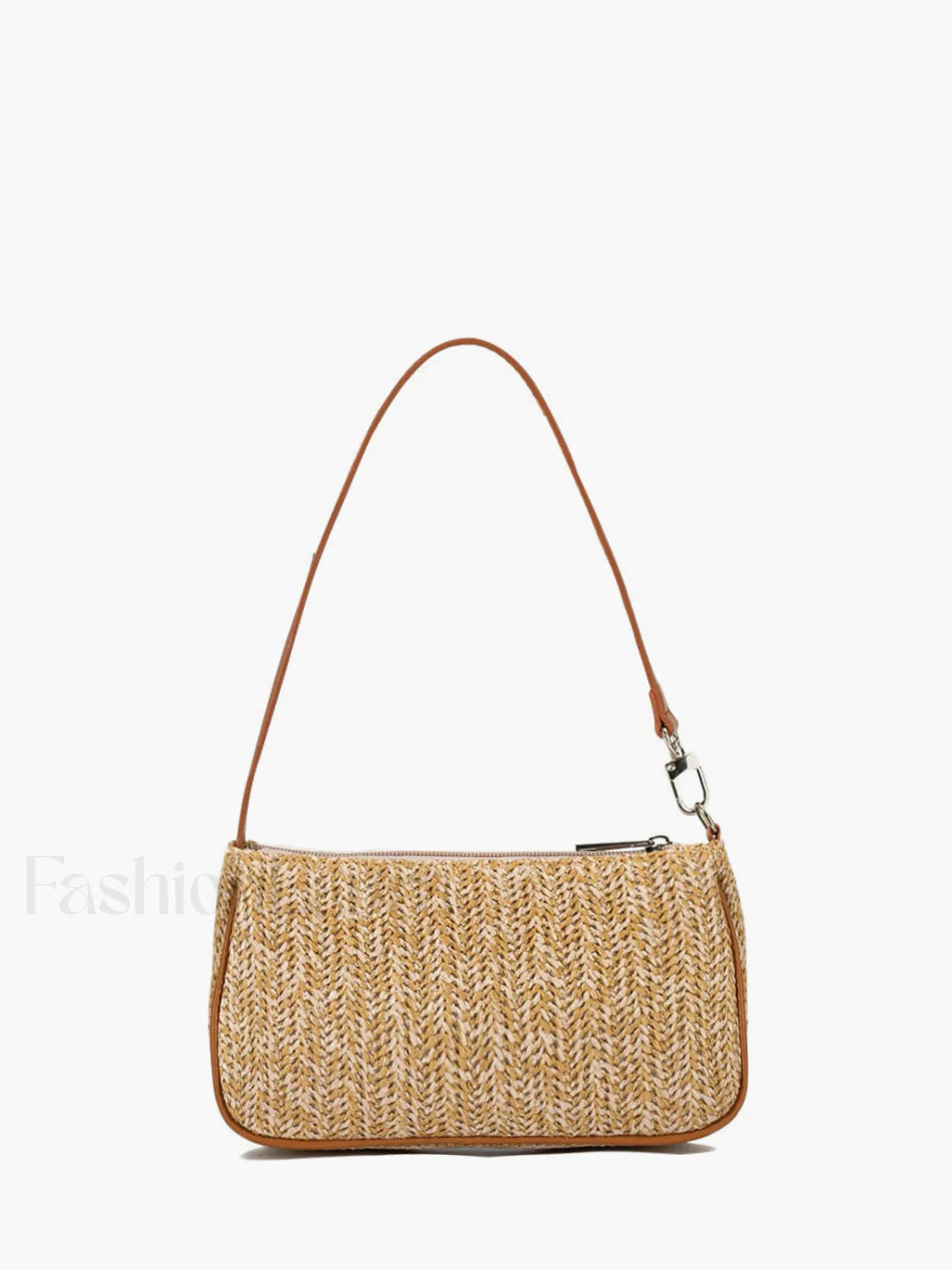 Leisure Straw Bag Khaki / One Size Bag Main image