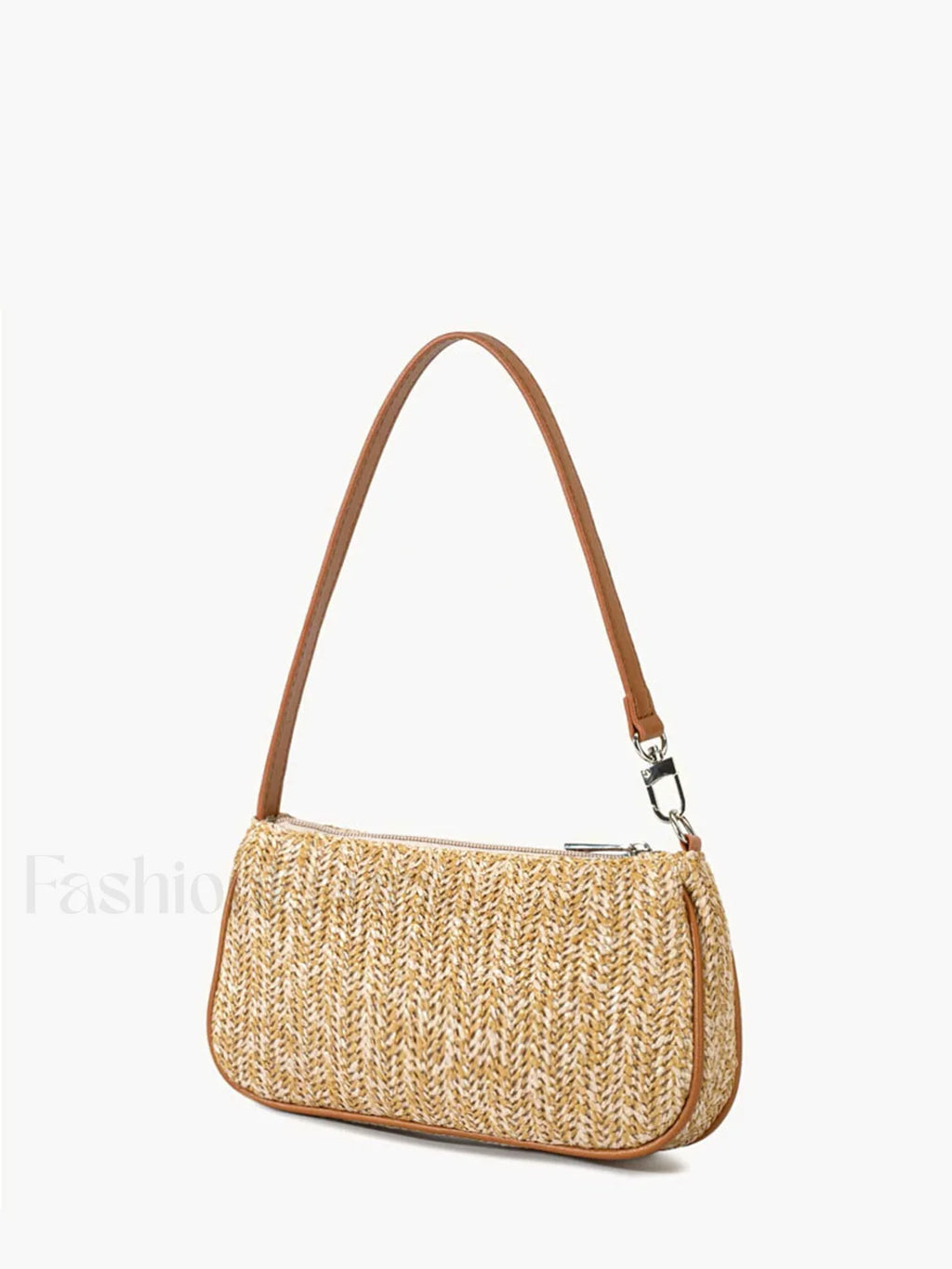 Leisure Straw Bag Khaki / One Size Bag