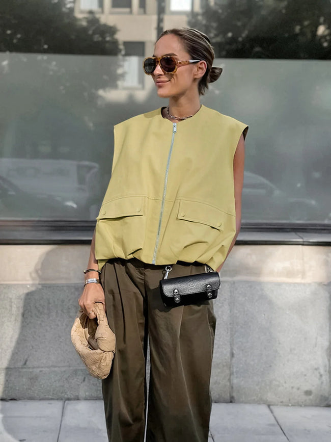 Leisure Street Vest Yellow / XS Vests Main image