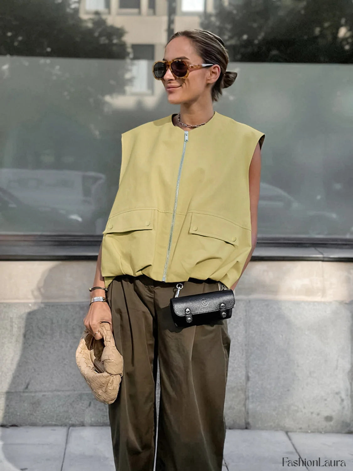 Leisure Street Vest Yellow / XS Vests