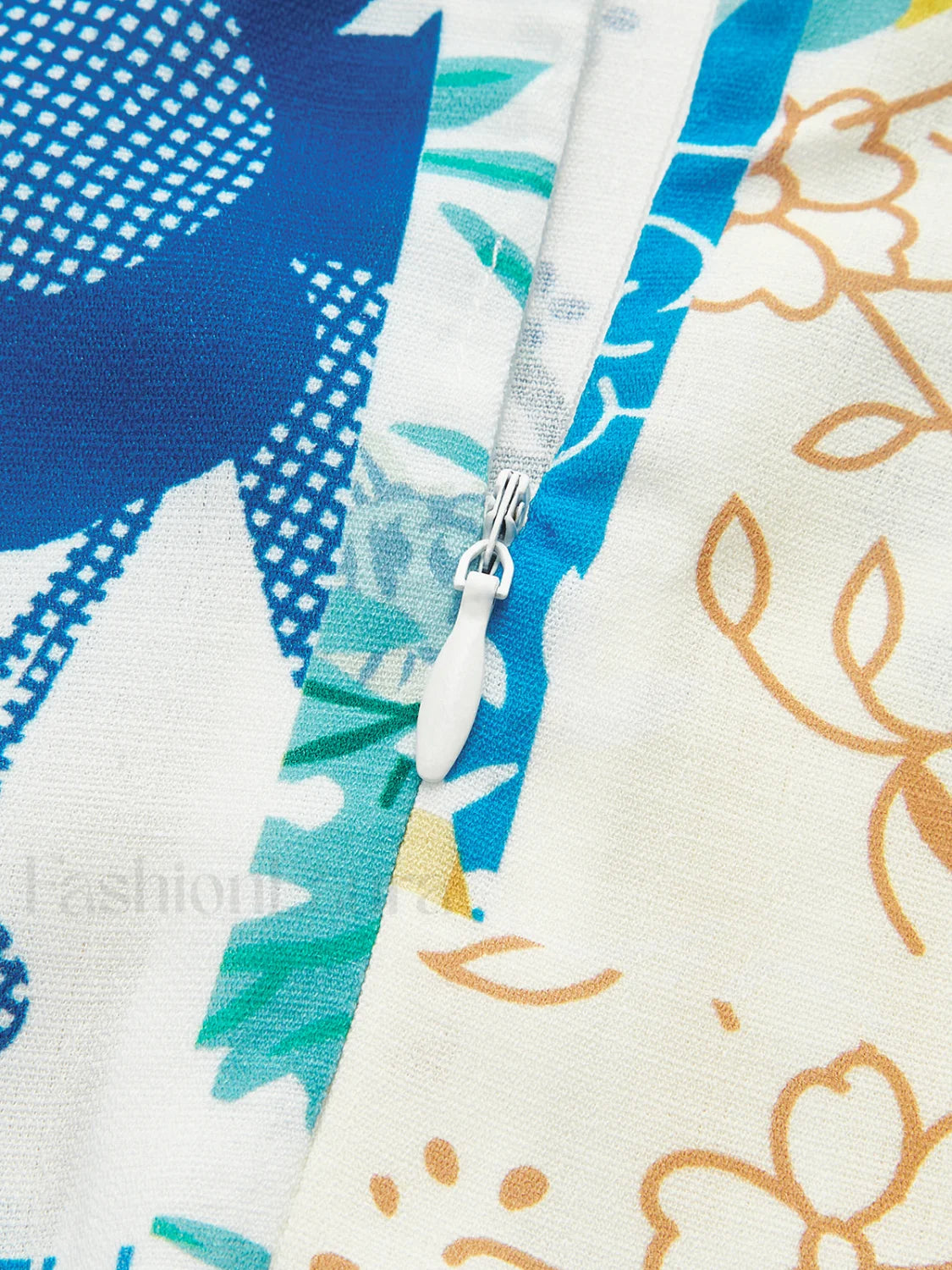 Lemonade Print Lace Trim Long Dress Dresses