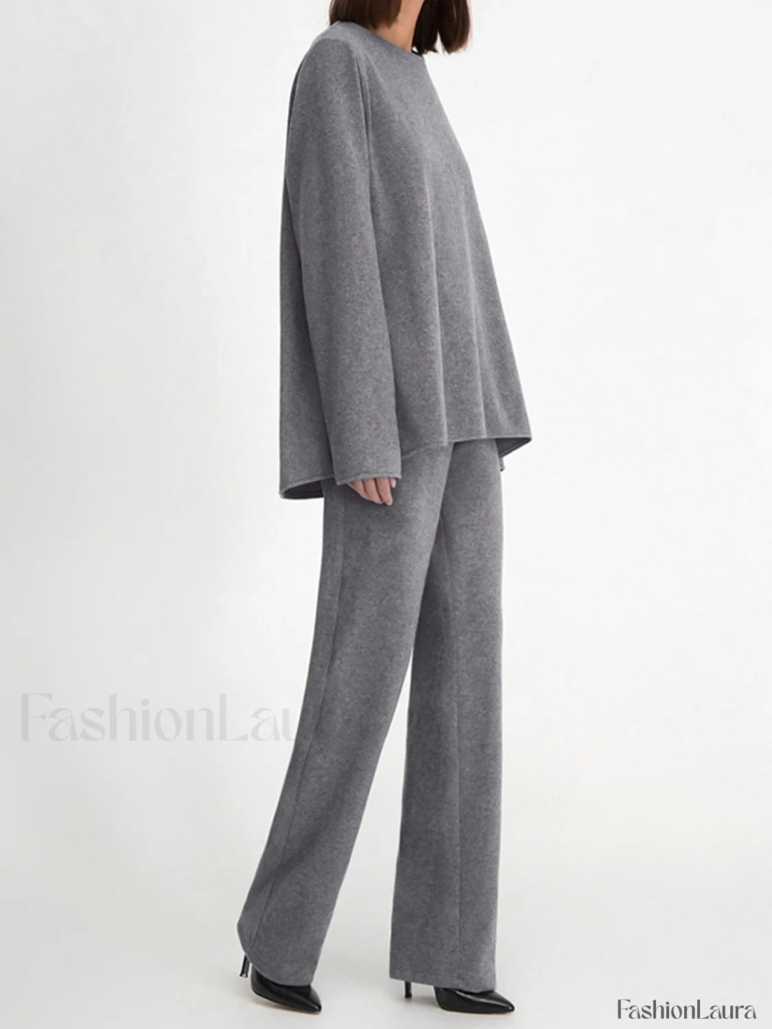Let’s Get Cozy Trendy Two Piece Pants Set Grey / XS Pant Sets