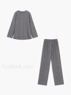 Let’s Get Cozy Trendy Two Piece Pants Set Pant Sets