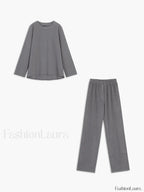 Let’s Get Cozy Trendy Two Piece Pants Set Pant Sets