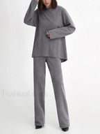 Let’s Get Cozy Trendy Two Piece Pants Set Pant Sets