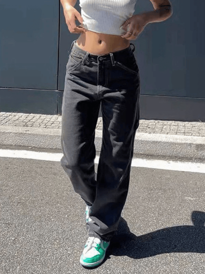 Light Wash Denim Boyfriend Jeans Jeans