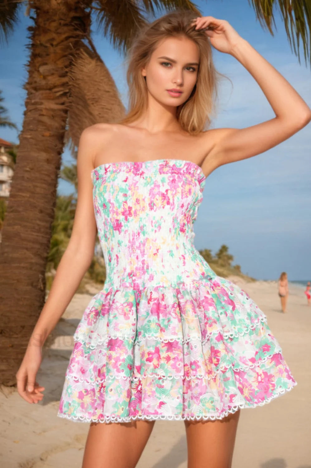 Lilibeth Floral Stylish Print Dress Main image