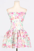 Lilibeth Floral Stylish Print Dress S / Pink Print