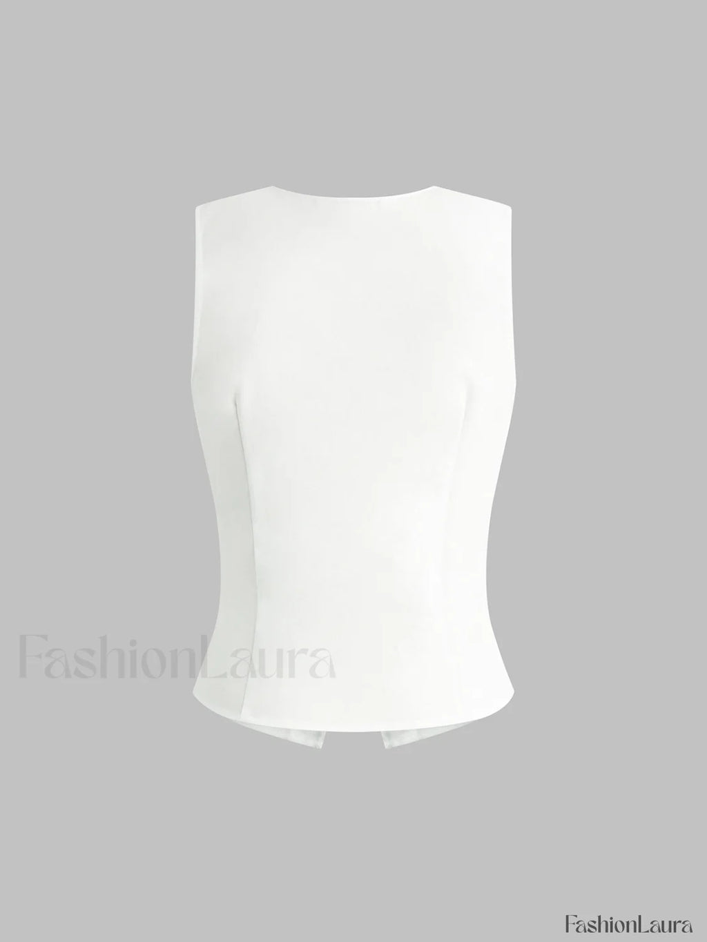 Linen Blends Button Up Tank Top Tank Tops & Camis